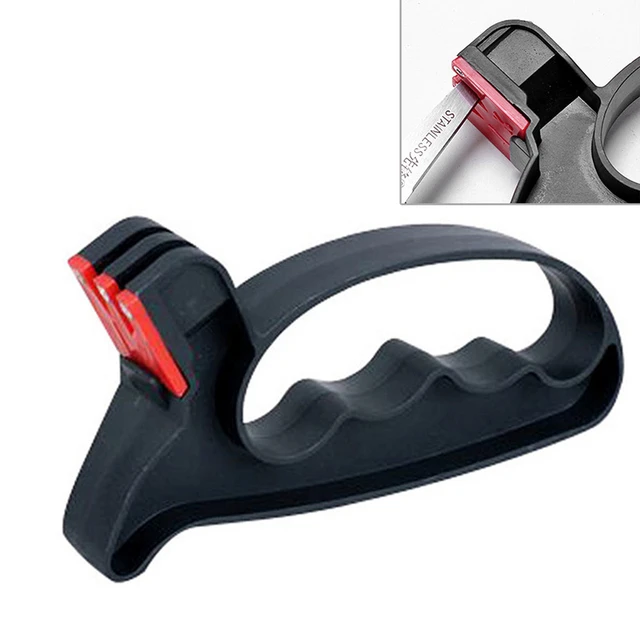 HAND HELD KNIFE AND SCISSOR SHARPENER