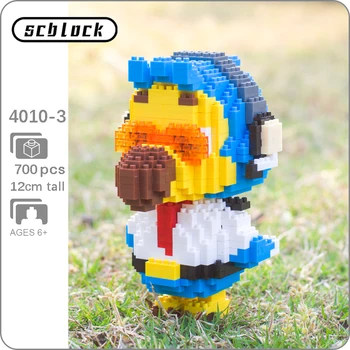 

SC 4010-3 Game Animal Crossing Dodo Bird Wilbur 3D Model DIY Small Mini Diamond Blocks Bricks Building Toy for Children no Box