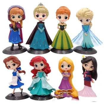 

Bandai Q Posket Debel Mermaid Jasmine Anna Asha Anime Puppets Garage Kit Doll Model Ornaments Cake Decoration Box-packed