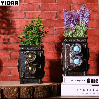 

VIDAR European Retro Creative Pen Holder Camera Book Office Living Room Desktop Home Storage Multifunctional Ornaments