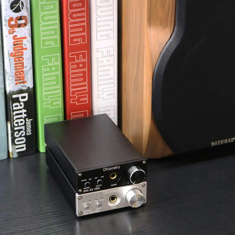 Dilvpoetry X6 Pro декодер DAC hifi-усилитель для наушников декодер 24 бит/192 кГц коаксиальный/оптический/USB стерео аудио декодер ЕС вилка