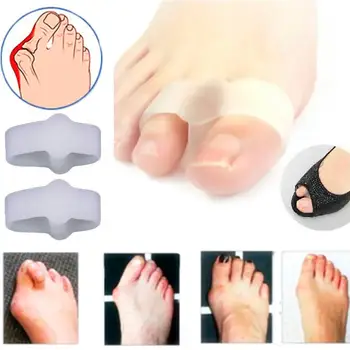 

Double ring reinforced type hallux valgus toe big foot bones thumb overlap toe separator