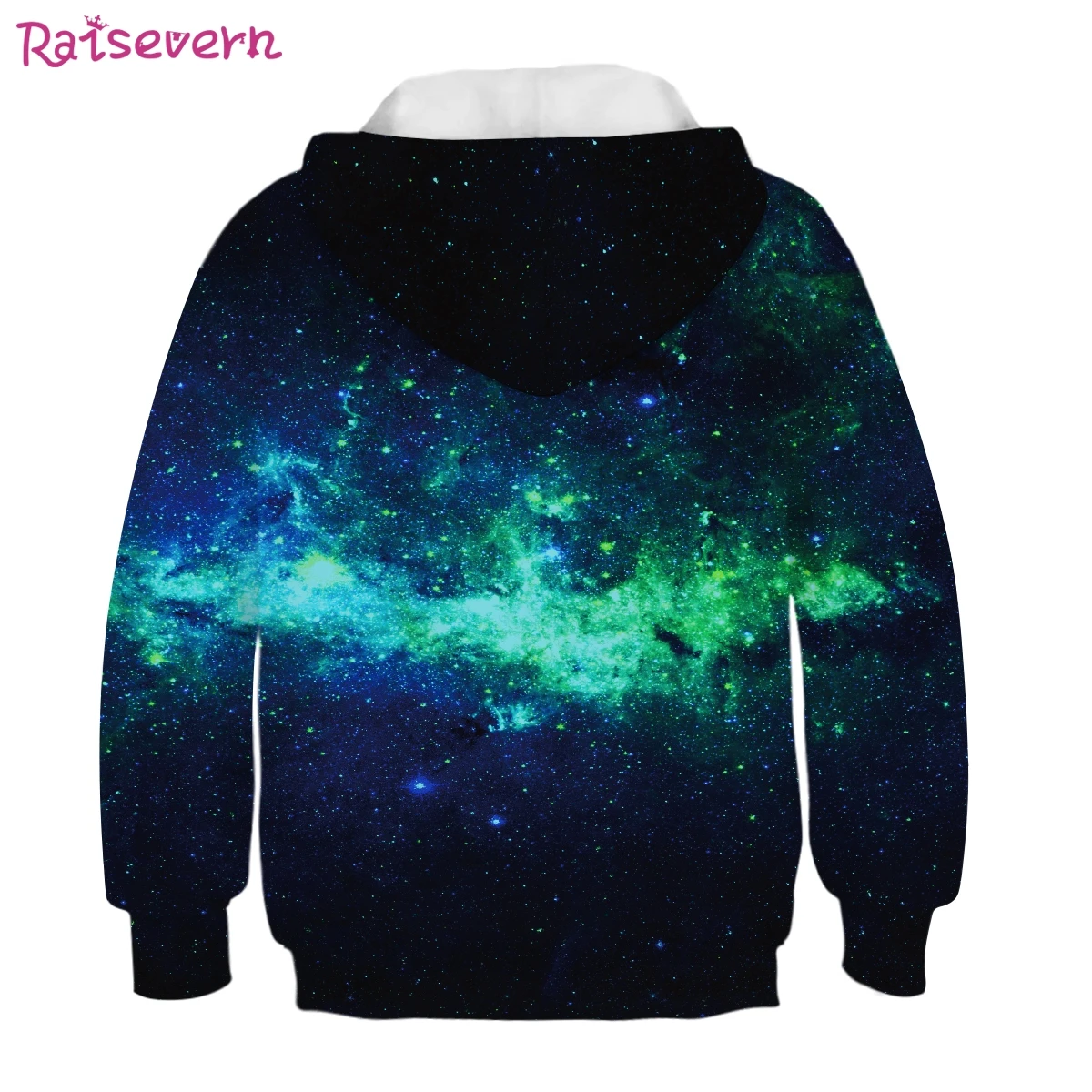 Raisvern Galaxy/детские толстовки с 3D принтом; пальто с капюшоном в стиле унисекс; куртки с длинными рукавами и принтом для девочек и мальчиков; толстовки; осень г