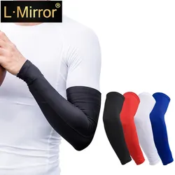 L.Mirror 1Pcs Youth Arm Sleeve - Compression Elbow Brace Support for Girls / Boys / Kids - Sports Sleeves for Basketball