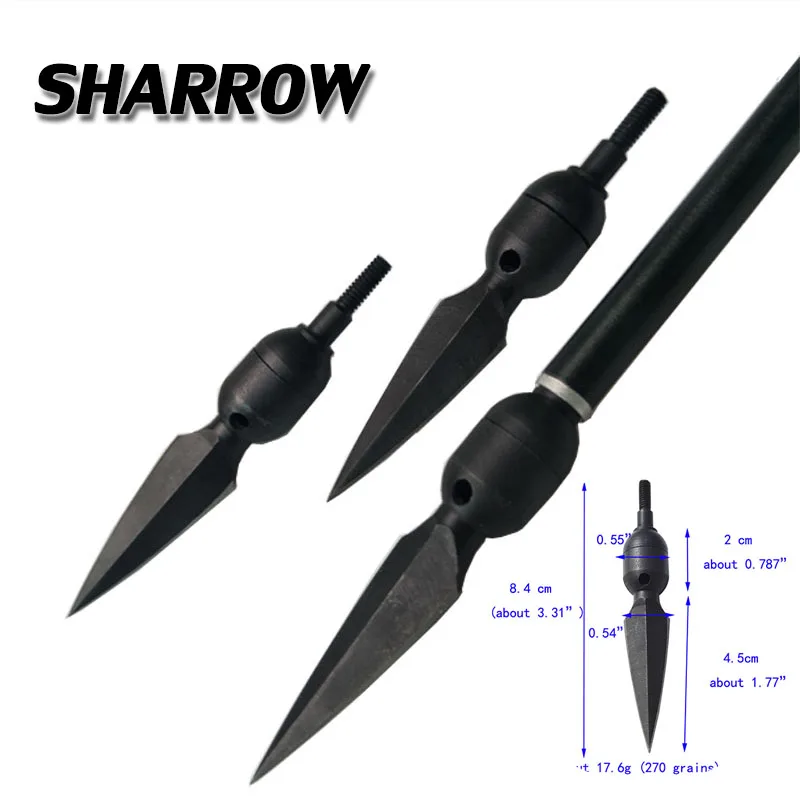 

6/12/24pcs Archery whistle Broadhead Edge Steel Arrow Tips Crossbow Shooting Target Point 270Gr Arrowhead Traditional Broadhead
