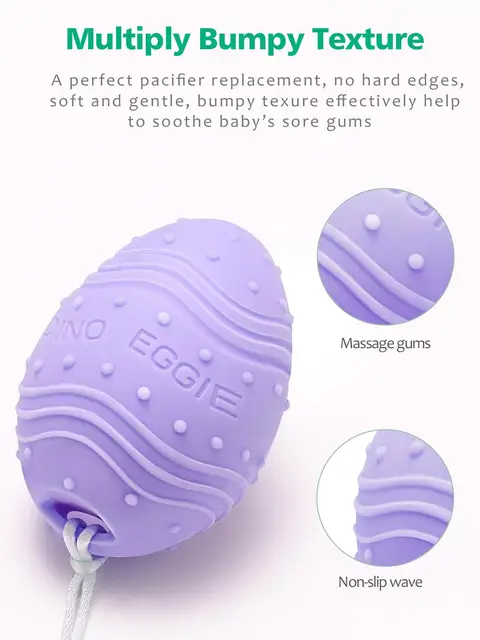 dino eggie teether
