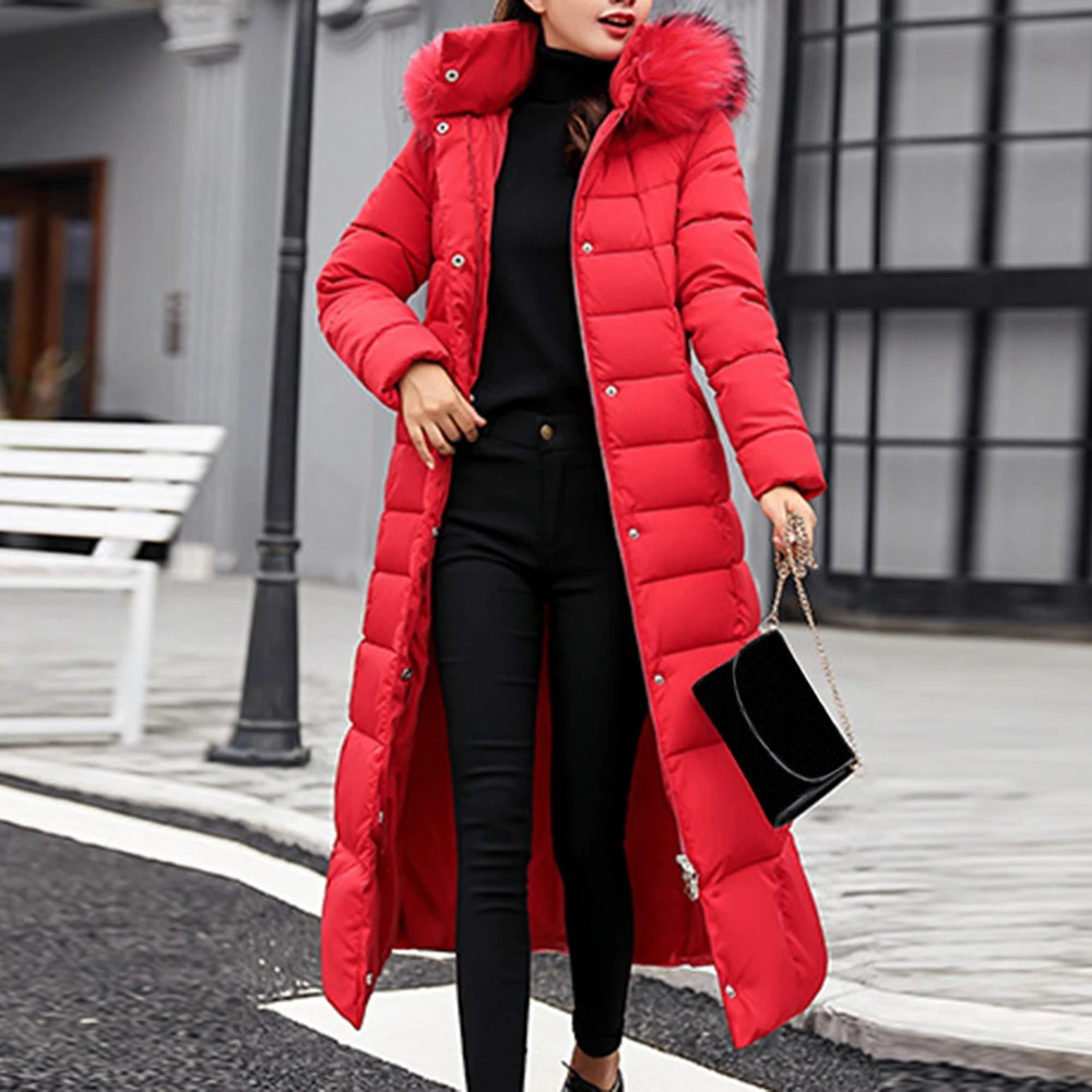 LOOZYKIT 2019 New Style Trendy Coat Women Winter Jacket Cotton Padded Warm Maxi Puffer Coat Ladies Long Coats Parka Femme Jacket - 4.00027E+12