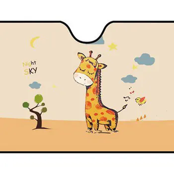 

Car Cartoon 5 Layer Bubble Aluminum Foil Sun Block Front Stop Cooling Sunscreen Exquisitely Designed Durable