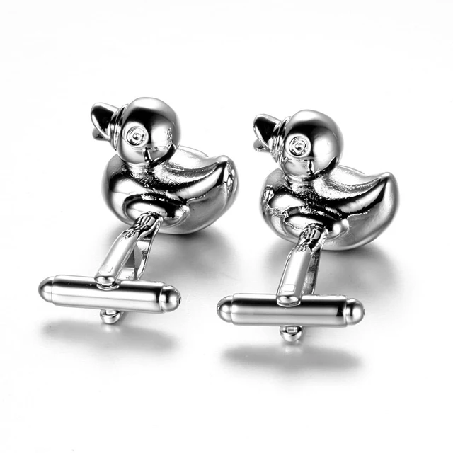 Ducks Cuff Links Duck Design Cufflinks Suit Shirt Lovely Present Tie Clips For Men