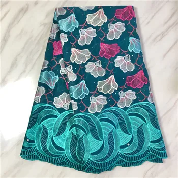 

Swiss voile lace in Switzerland high quality 5Y Dry lace fabric newest Dubai beads lace African French fabric