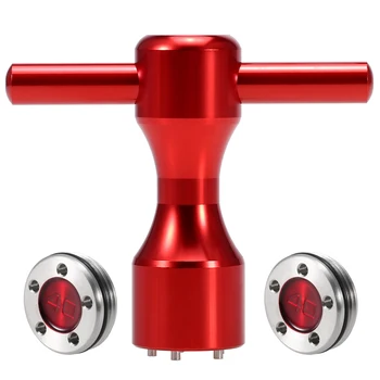 

2 Pcs Golf Weights with Golf Wrench 5 Pin Weights Wrench Tool Golf Accessories Golf Weights Set Outdoor Sports