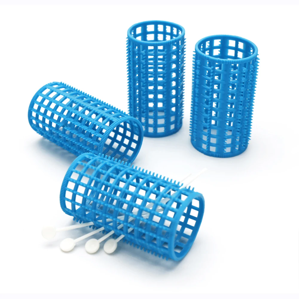 12pcs/set 35mm Extra Large Hair Rollers with Fixed Pins Snap on Teeth Curlers Hairdressing Big Curl Bars Rods Hair Beauty 1580