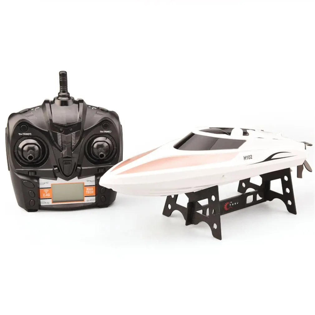 

Skytech H102 Speed Boat 2.4GHz 4CH RC Remote Control High Speed Boat Racing with LCD Display Toys Gift for Children Kids