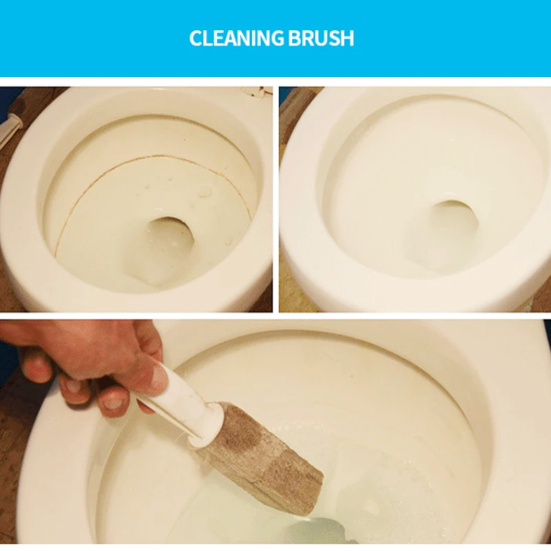 

1 Toilet Stone Cleaner Pumice Brush Quick Cleaning Stone Cleaner Long Handle Wash Basin