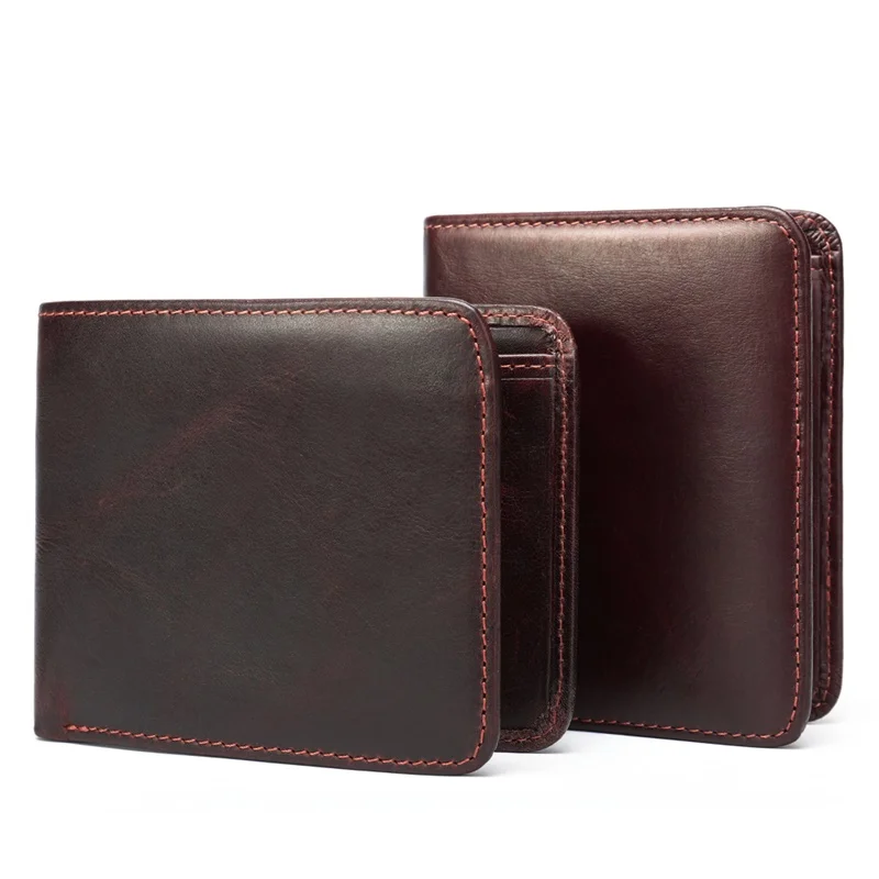 

AURAY Mens Luxury Brand Card Wallet Men Wallets Purse For Men Men's Genuine Leather Wallet Card Holder Male Money Bag Purse