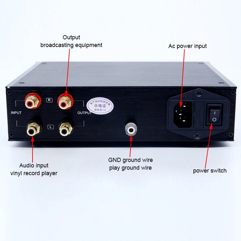 Grampo de Áudio Amplificador de Palco Brzhifi Weiliang Circuito Duplo Base Giratória mm mc - Image 4