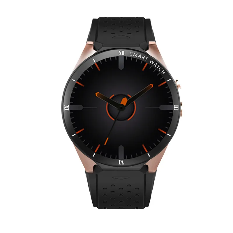 KOSPET KW88 PRO smartwatch phone Android 7.0 1GB 16GB 1.39" AMOLED screen Bluetooth 4.0 GPS Map Wearable Device Smart Watch men - Цвет: gold