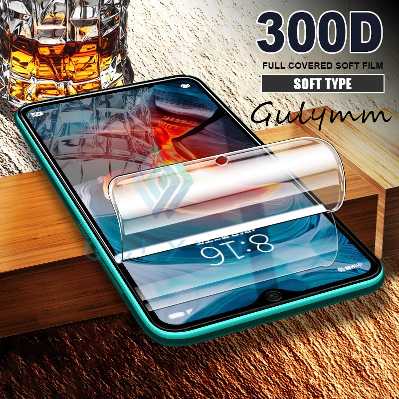 Гидрогелевая пленка 300D с полным покрытием для Xiaomi Redmi K20 7A Note 5 6 7 8 9 Pro Защита экрана