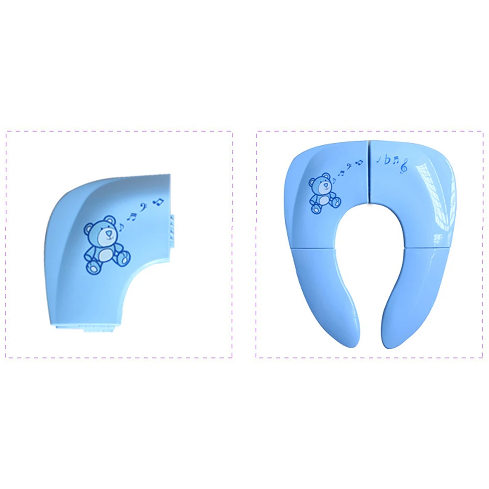Детский нескользящий Комфортный коврик для горшка, дорожный складной портативный коврик для унитаза, детский писсуар, подушка для горшка