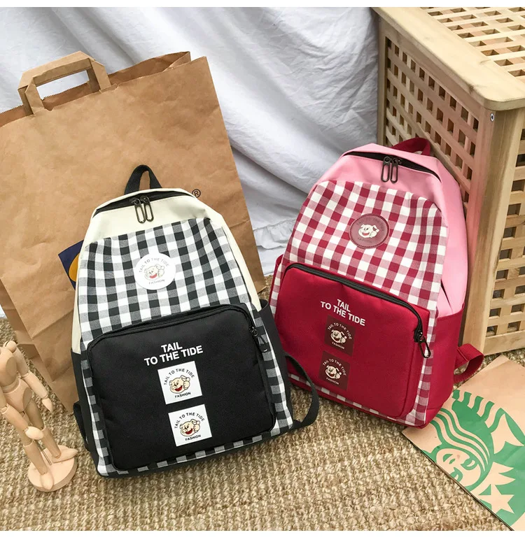 JIULIN рюкзак школьный-сумка через плечо Mochila для девочек-подростков женская мода