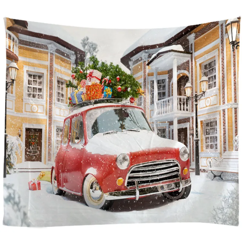 

Tapestry Wall Hanging Bed Spread Beach Towel Table Cloth Yoga Mat MERRY CHRISTMAS Happy NewYear large size