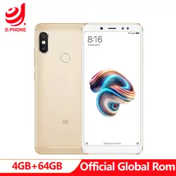 Официальный Глобальный Встроенная память Xiaomi Redmi Note 5 AI 5,99 "FHD Snapdragon 636 MIUI 9 6 ГБ Оперативная память 64 Гб Встроенная память 4G LTE AI 13.0MP 4000 mAh