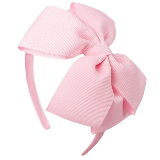 Oaoleer Hair Accessories 4'' Bow Hairband for Girls Handmade Solid Ribbon Headbands with Satin Hoops Kids' Daily Life Headwear 11