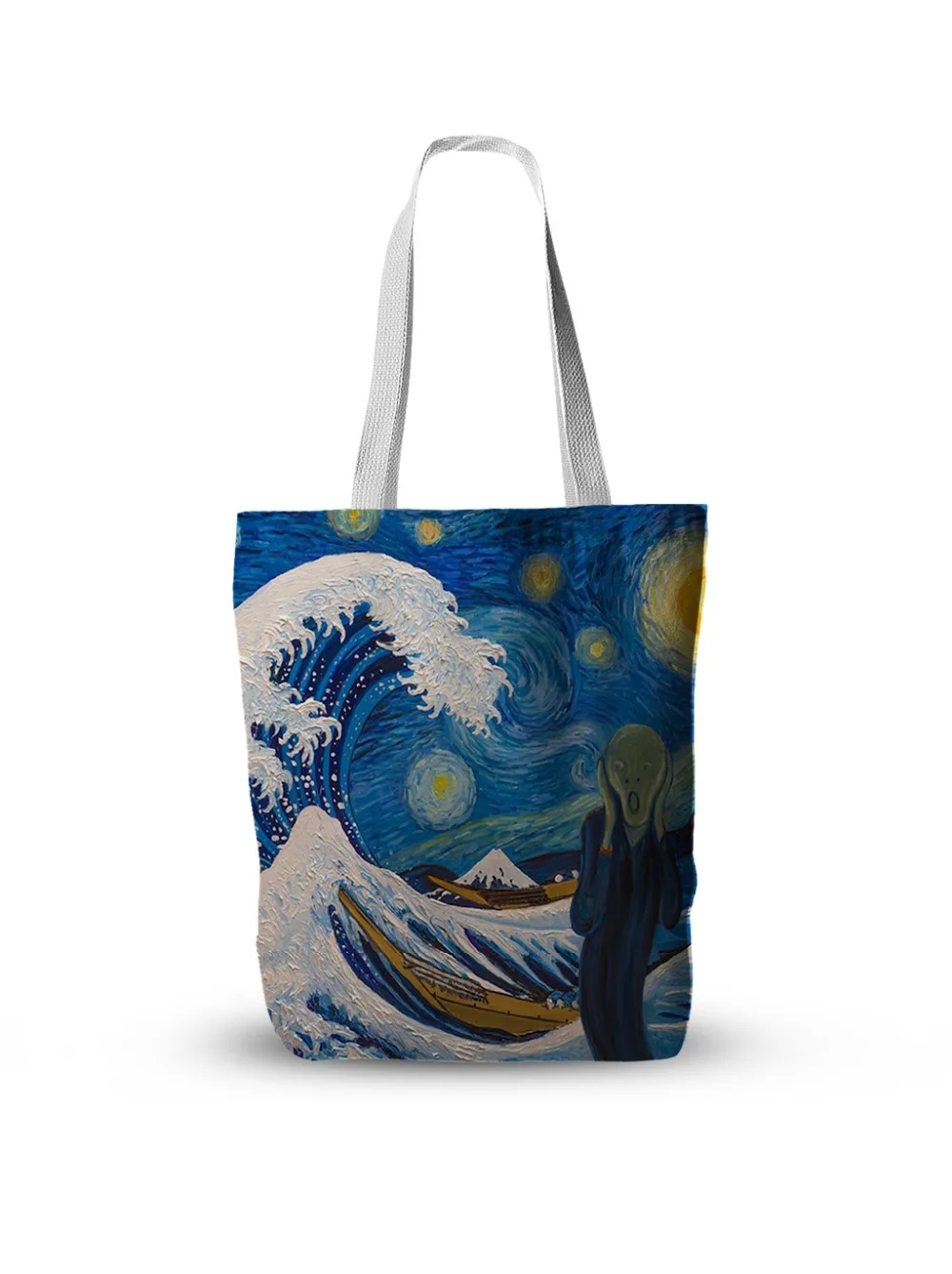 New Van Gogh Oil Painting Canvas Tote Bag Retro Art Fashion Travel Bag Women Leisure Eco Shopping High Quality Foldable Handbag New Van Gogh Oil Painting Canvas Tote Bag Retro Art Fashion Travel Bag Women Leisure Eco Shopping High Quality Foldable Handbag