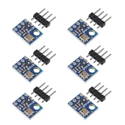 Capteur de pression barométrique numérique BMP180 GY68, Module de carte compatible avec BMP085 pour Arduino, GY 68, 6 pièces 