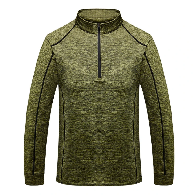 Men Olive Green Мужская и женская быстросохнущая футболка для пеших прогулок с длинным рукавом, для занятий спортом на открытом воздухе, для альпинизма, для кемпинга, отслеживание рыбы во время рыбалки, Мужские дышащие пальто VA462 - Цвет: Men Olive Green