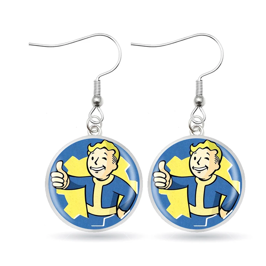 Pip Boy Fallout серьги Nuka Cola Raduation 4 Висячие модный стиль Косплей хранилище 111 фанаты игры