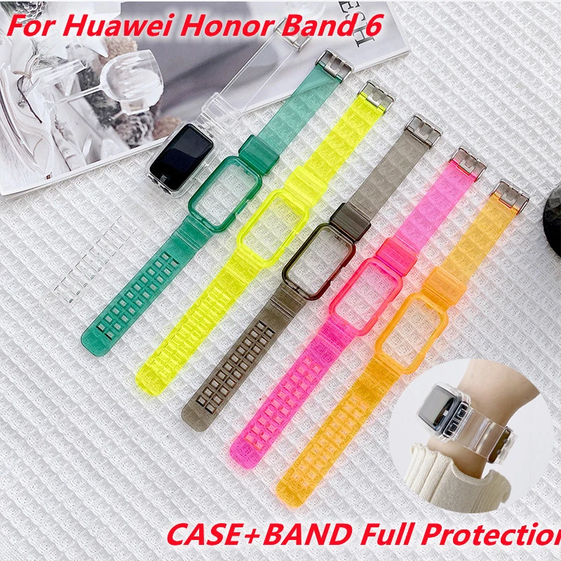 Сменный ремешок для часов Huawei Band 6 силиконовый смарт-браслет Honor браслета |