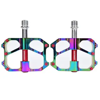 

HiMISS 1 Pair Colorful K11 Bicycle Pedal Folding Mountain Road Bike Pedal Bicycle Accessories