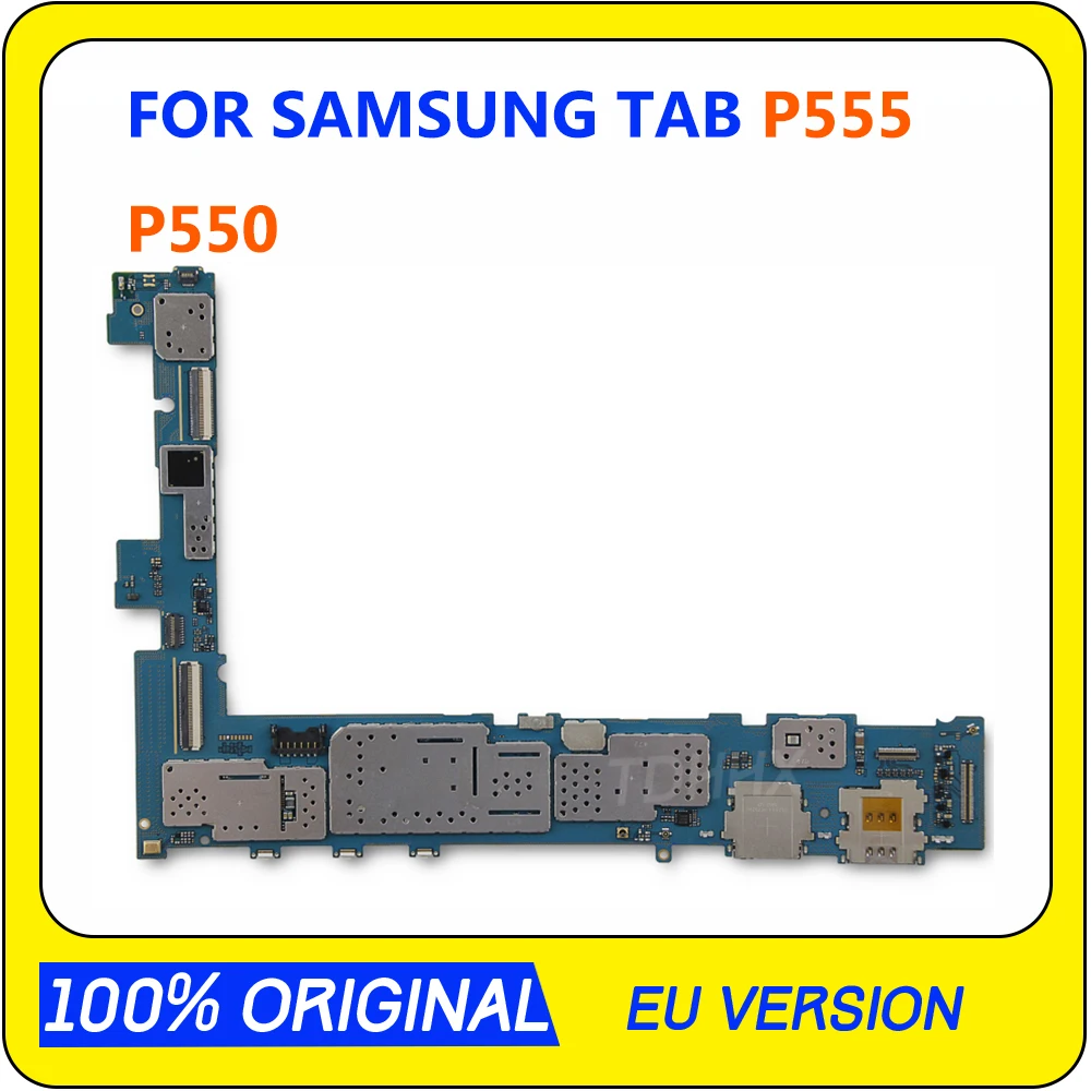 Полная разблокированная материнская плата для Samsung Galaxy Tab A 9,7 P550 P555 материнская плата WiFi 4G версия логическая плата с чипами