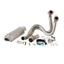 Для Kawasaki ER6N ER6F 2012 до Ninja 650 ER6N ER6F Escape слипоны для мотоцикла глушитель выхлопной трубы с соединительной трубой