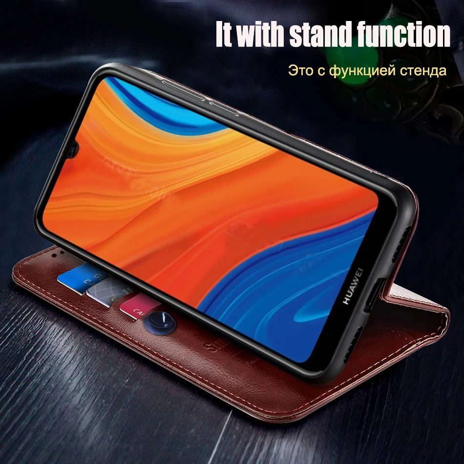 Case for Huawei Honor 8A flip leather phone case leather wallet case leather case phone case leather phone case