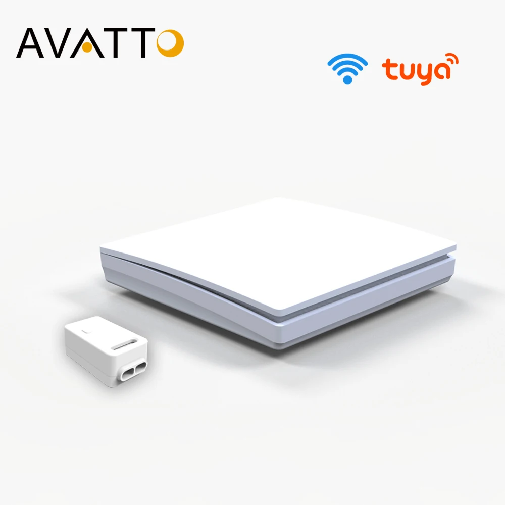Wi-Fi-переключатель AVATTO Tuya для умного дома Wi-Fi без батареи провода с RF433 приложение