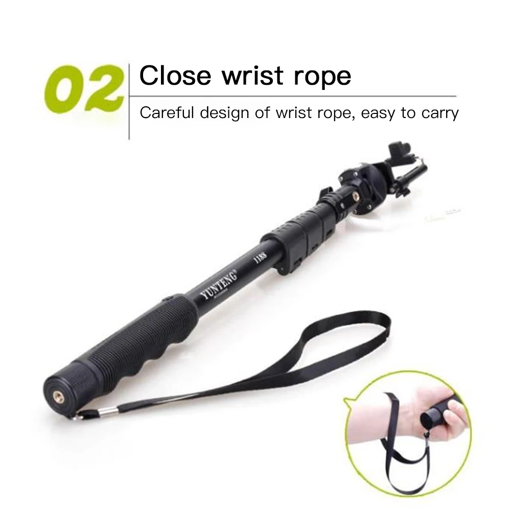 Раздвижная селфи палка ручная Палка с автоспуском проводная подставка мобильный