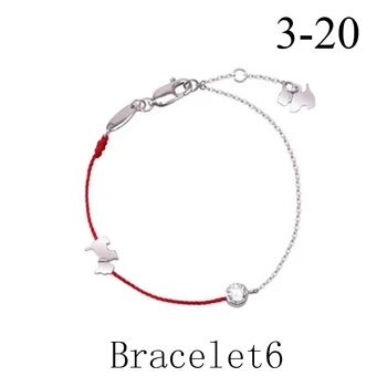 

2019 100% 925 Sterling Silver Classic Cute Bear Bracelet High Quality Fashion Good Female Ornament Factory Wholesale Free Shippi