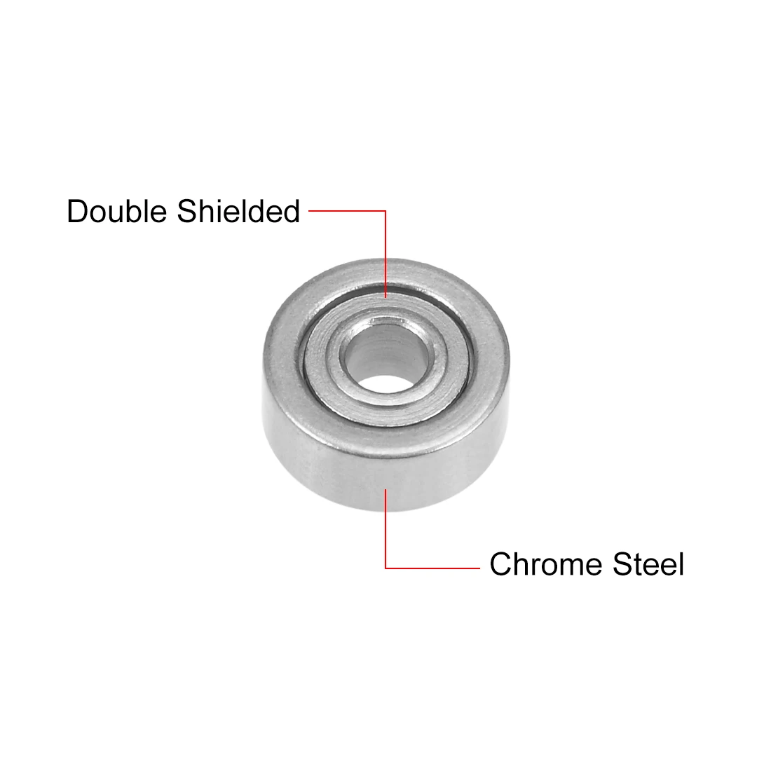 uxcell 1-10pcs 1.5mm 2mm 3mm Bore Miniature Ball Bearings 623z 683z 693z MR62zz 681x