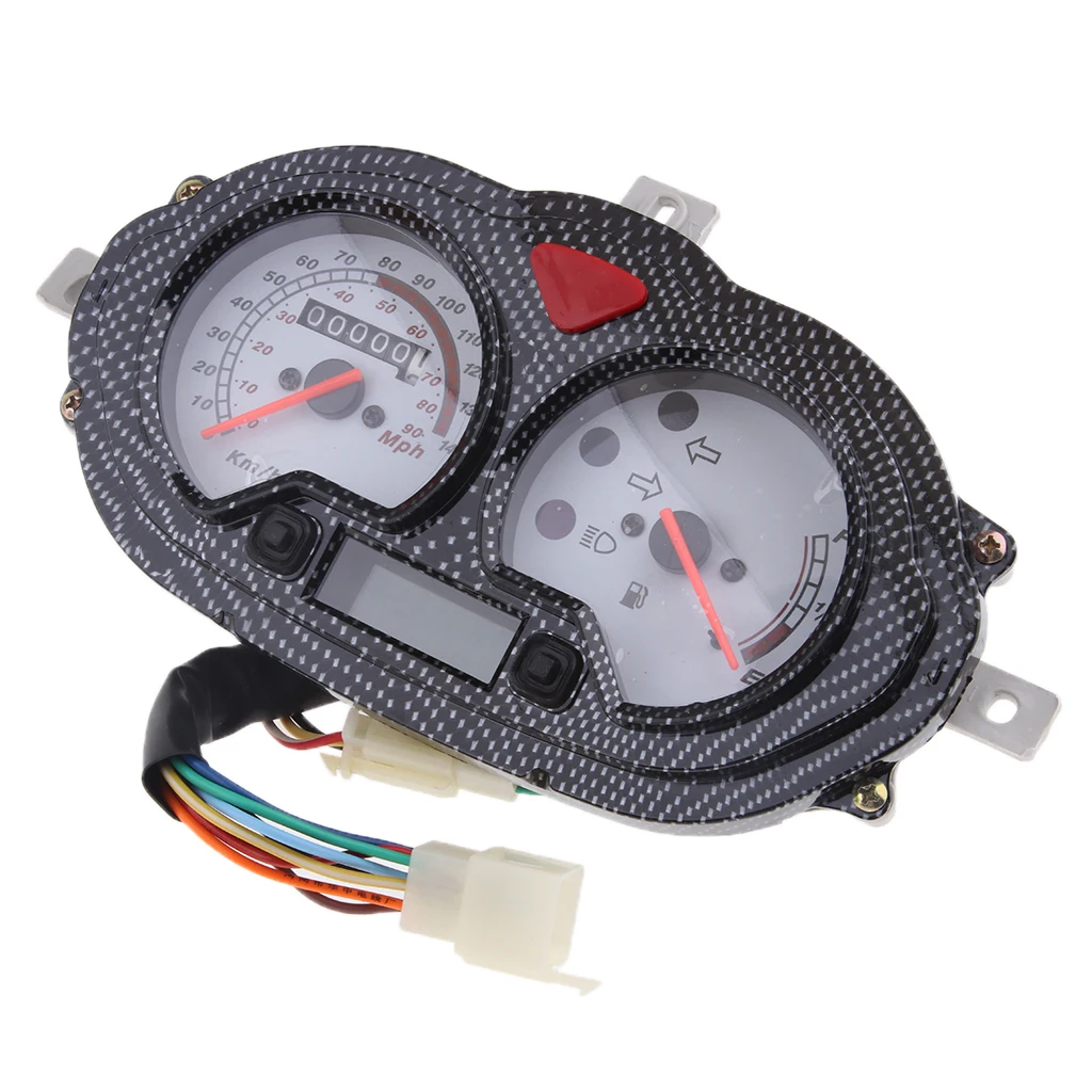 12V Motorbike Speedometer Dash Instrument Cluster Gas Gauges For Yamati RX8