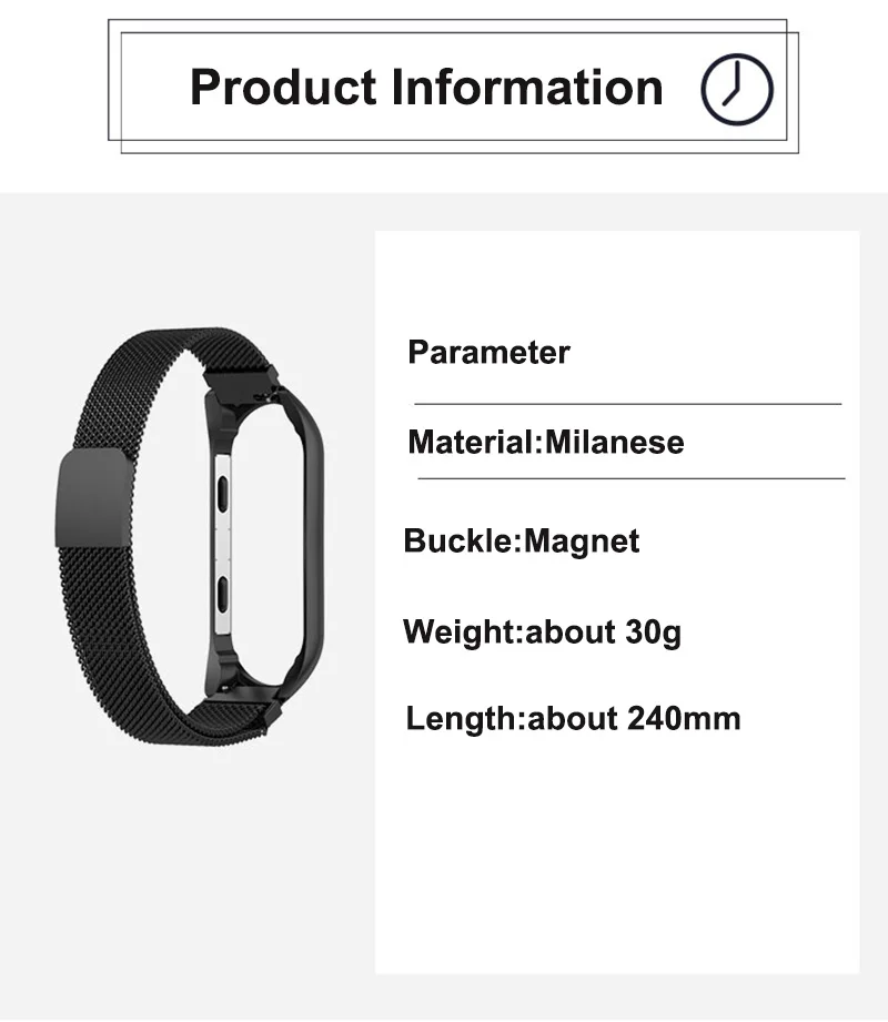 Ремешок для Xiaomi mi Band 4 металлический браслет для mi band 3 из нержавеющей стали ремешок для mi band сменные браслеты