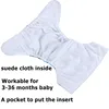 [simfamily]1PC 2022 New Reusable Waterproof Digital Printed Baby Cloth Diaper Adjustable Baby Nappies Fit 0-3years 3-15kg Baby ► Photo 3/6