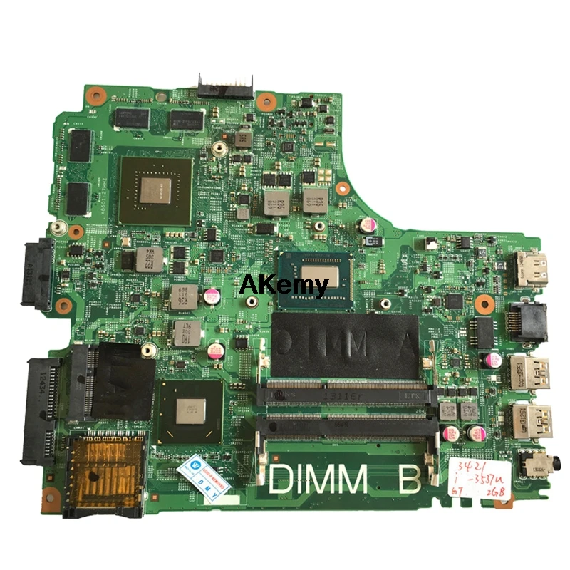 12204-1 Материнская плата для ноутбука Dell Vostro-2421 Inspiron-3421 5421 оригинальная материнская плата I5 процессор GT625M видеокарта 4 памяти
