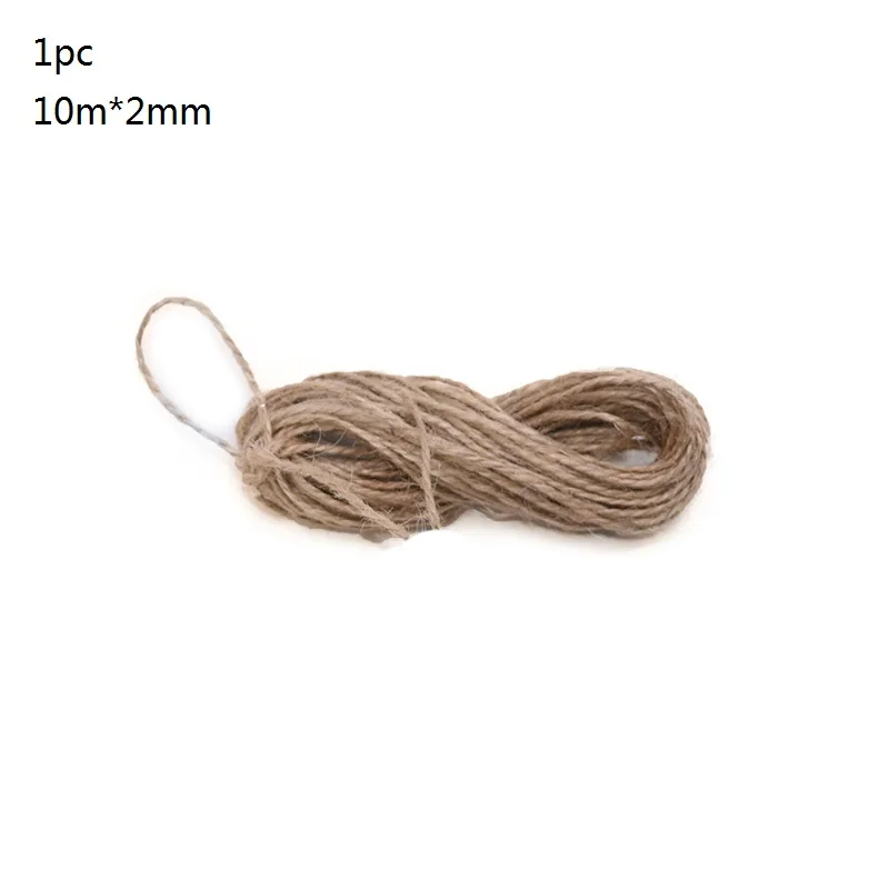 1pc 10m rope 30 шт крафт-бумаги, рождественские бирки, Подарочные бирки для магазина, бирки для рукоделия, для рождества, вечерние, рождественский подарок, коробка для торта, упаковочные принадлежности, этикетки - Цвет: 1pc 10m rope