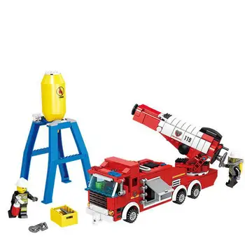 

Fire rescue sprinkler series 1 to 2 small particle stitching DIY building block toy