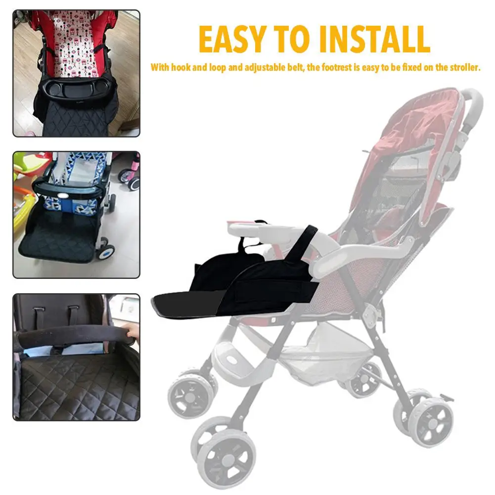 baby stroller cover for winter Stroller Footrest Universal Extended Seat Board Baby Stroller Accessory Children Stroller Accessories Seat Lengthened Foot Drag baby stroller accessories online	