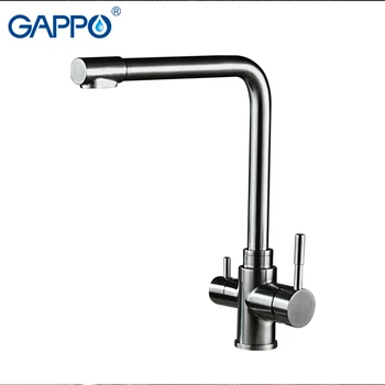 

Gappo stainless steel sliver gray kitchen Faucets rotatable water faucet flexible sink mixer water taps Deck Mounted mixer tap