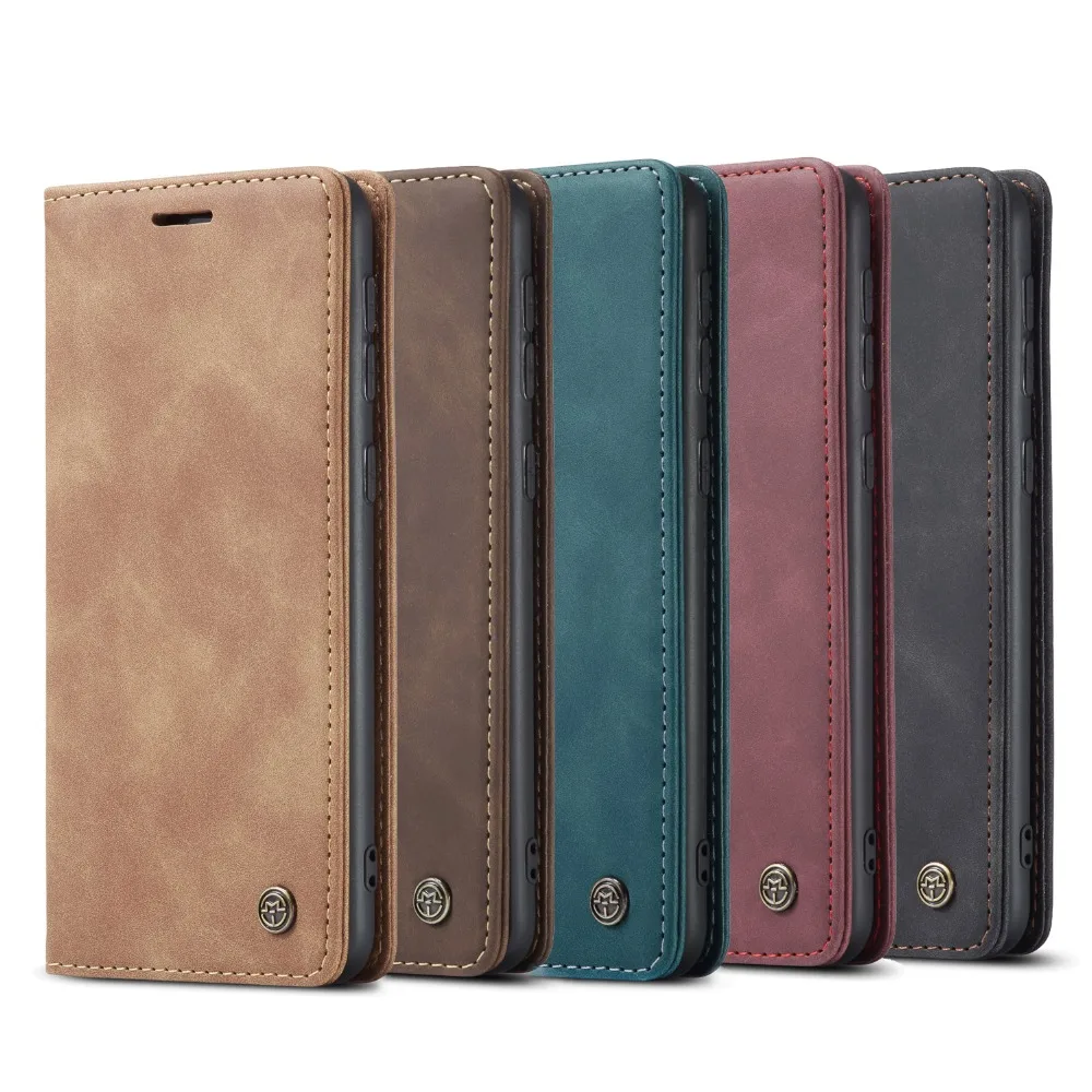 CaseMe Luxury Magnetic Retro Card Slot Stand Flip Cover For Samsung Galaxy M30S M21 Leather Wallet Case For Samsung M31 (21)