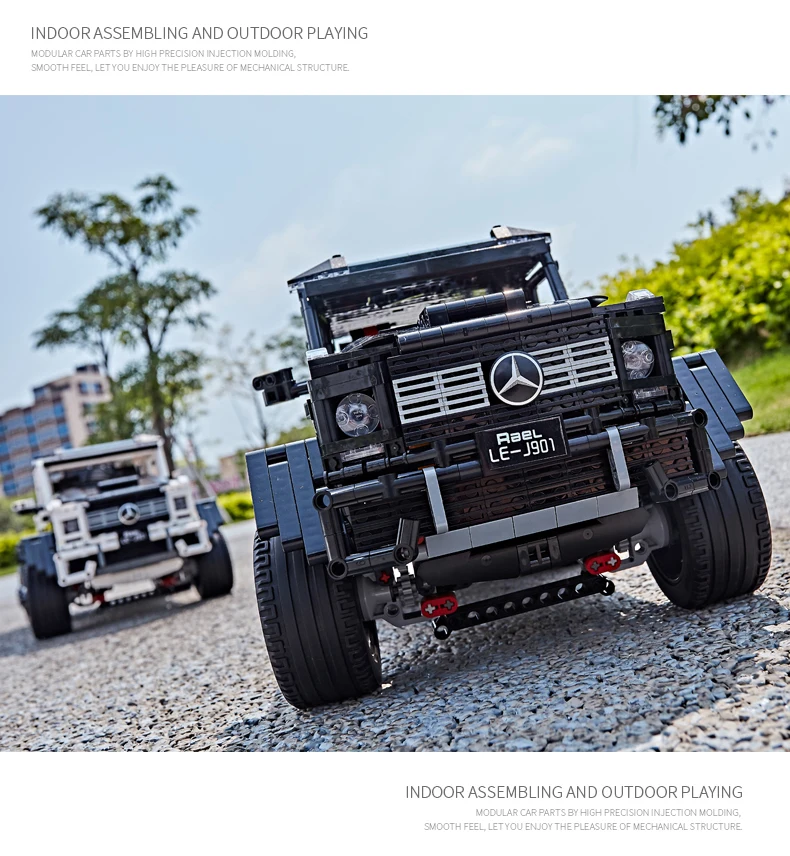 Модель радиоуправляемого автомобиля G63AMG 6X6 3300 деталей MOC 2425 LAND CRUISER | Игрушки и